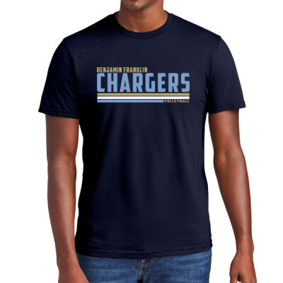 Chargers Volleyball Navy Shirt Thumbnail