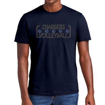 Chargers Volleyball Navy Shirt 2 Thumbnail